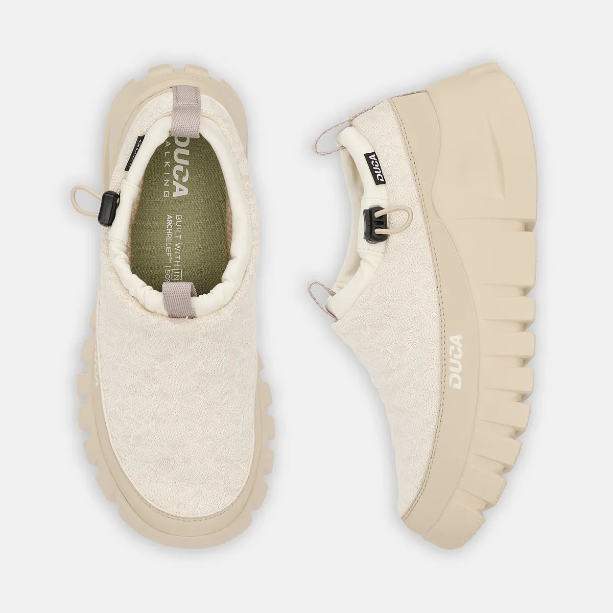 Sidestep W - Cream/Brown Rice